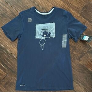 Nike Blue Short Sleeve Graphic Tee Sz M